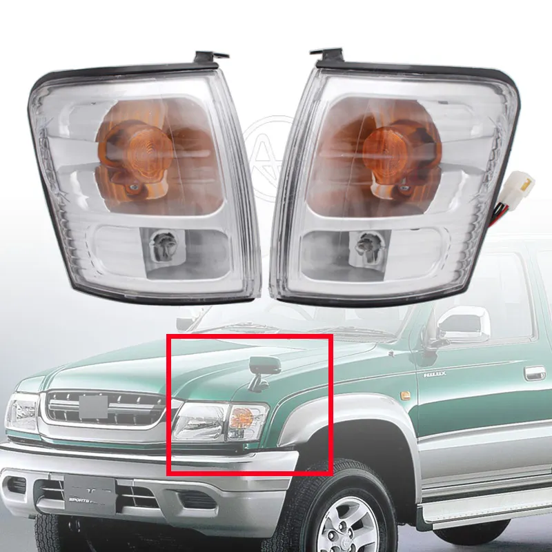 

Front Corner Side Light Indicator Lamp for Toyota Hilux 2001 2002 2003 2004 2005 Facelift Auto Side Turn Signal Lamps