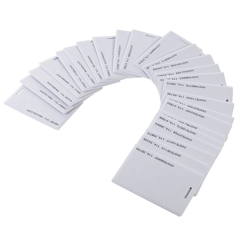 

Водонепроницаемый только для чтения толщиной карты 1,8 мм чип тег Белый ID доступа карта для лифта