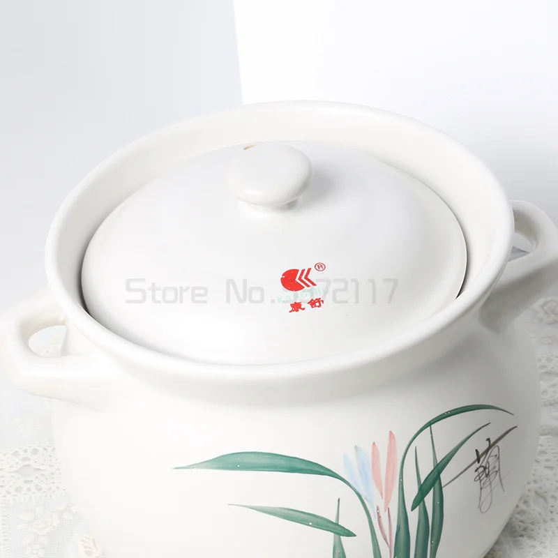 

Ceramic casserole porridge stew vermicelli pot fire resistant lithium porcelain soup pot