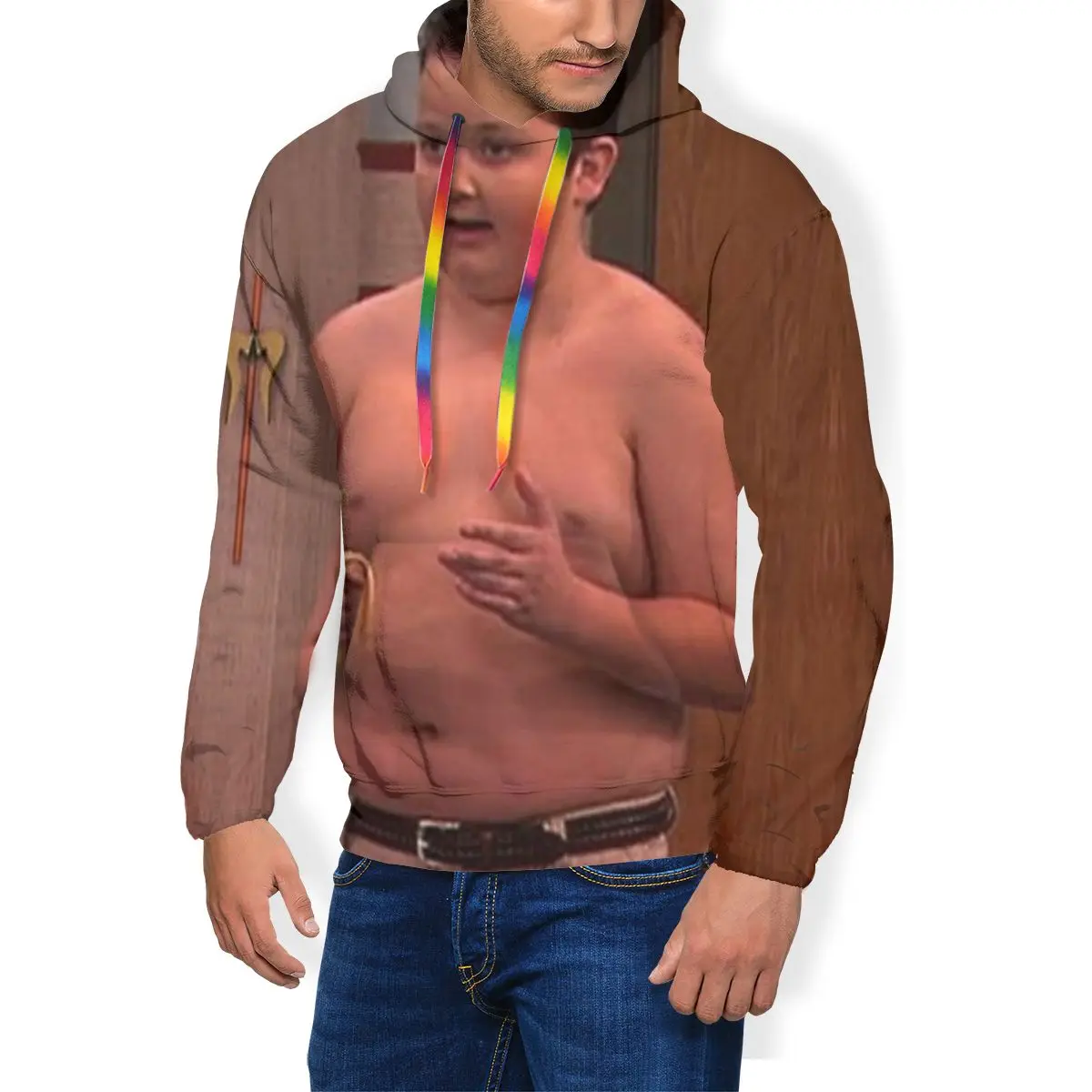 Чехол с рисунком из ТВ шоу друзья Толстовка Gibby Icarly мем толстовки капюшонами