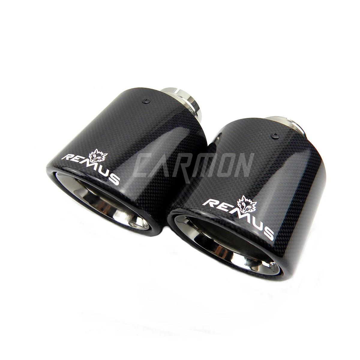 

1 piece New type Car Universal Glossy Remus Carbon Fiber Exhaust Muffler Tip Exhaust End Pipe Tail Pipe Tip for TOYOTA HONDA