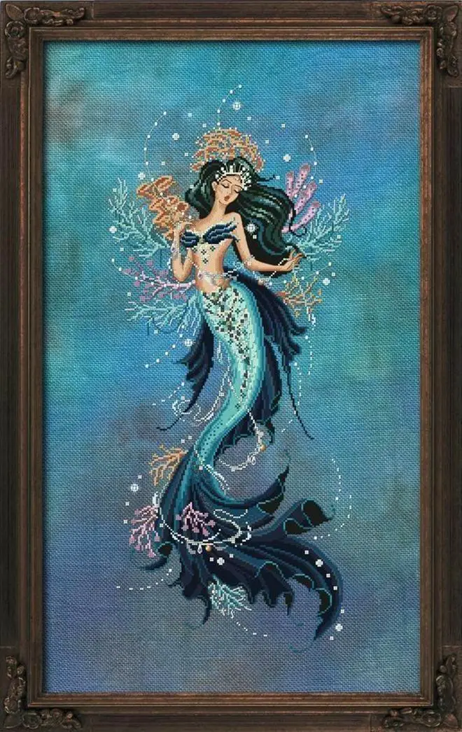 Набор для вышивки Bf-Mermaid комплект крестиком 35-67 11CT 14CT 18CT | Дом и сад