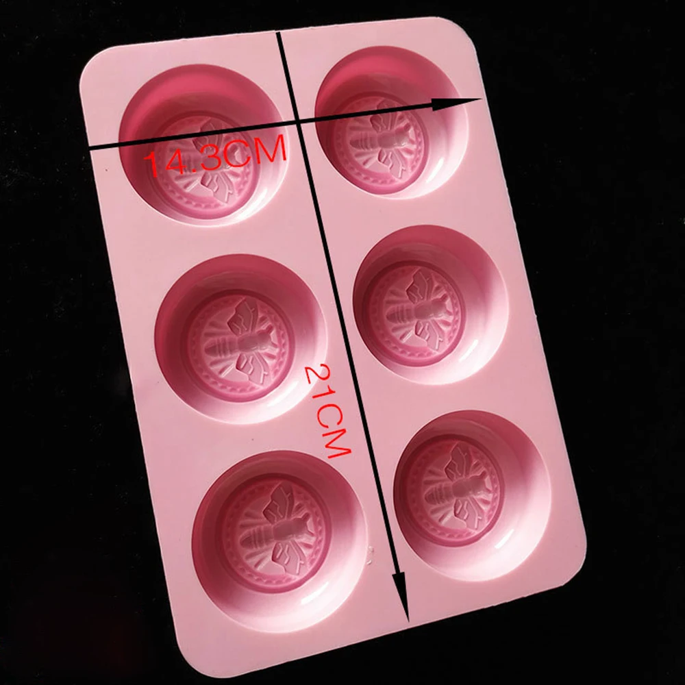 Силиконовые 3d формы для мыла 6 полостей овальной сделай сам свадебные