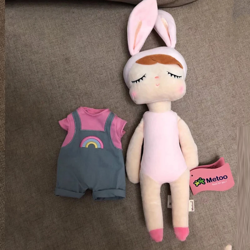 Новинка милый Кролик Metoo игрушки для детей ангела плюшевые и мягкие куклы девочек