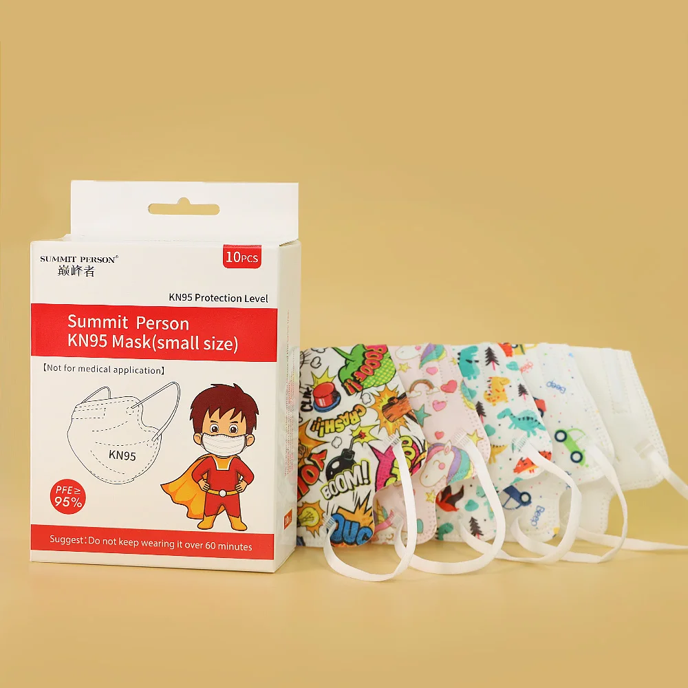 Маска Защитная многоразовая FFP2 для детей от 2 до 9 лет цвет в ассортименте|Маски| |