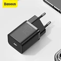 Baseus Super Si USB C Charger 20W Support Type C PD Fast Charging Portable Phone Charger For iPhone 12 Pro Max 11 Mini 8 Plus