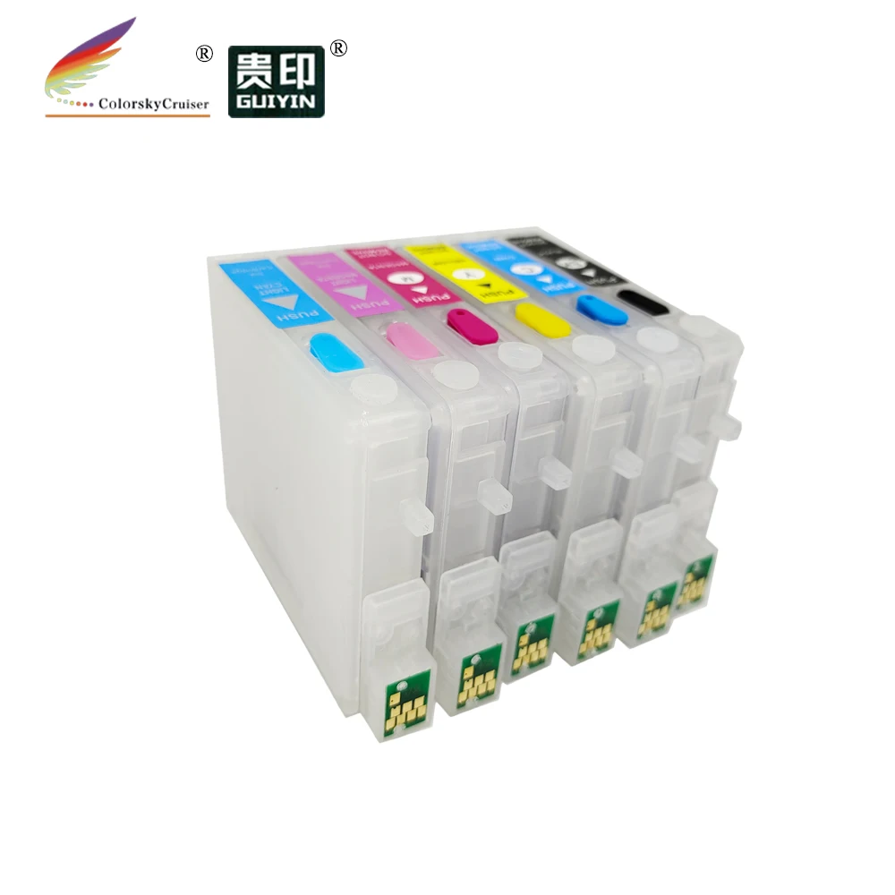 (RCE-IC6CL32) многоразовый Заправляемый чернильный картридж для Epson IC6CL32 ICBK32 PM-930C PM-940C