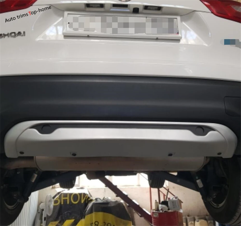 Yimaautotrims Передний + Задний бампер протектор противоскользящая защита Нижняя