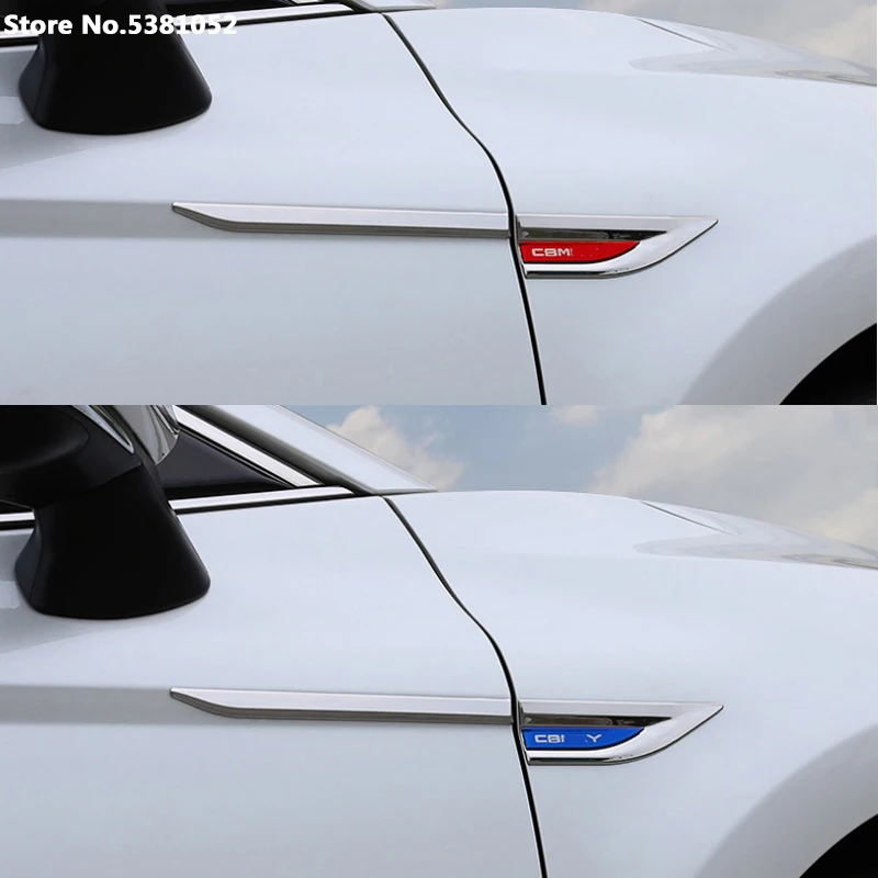 

Side Leaf Plate Decoration Sequins for Toyota Camry 2019 2020 2021 2018 Accessories Leaf Board Side Label Exterior Car Sticker