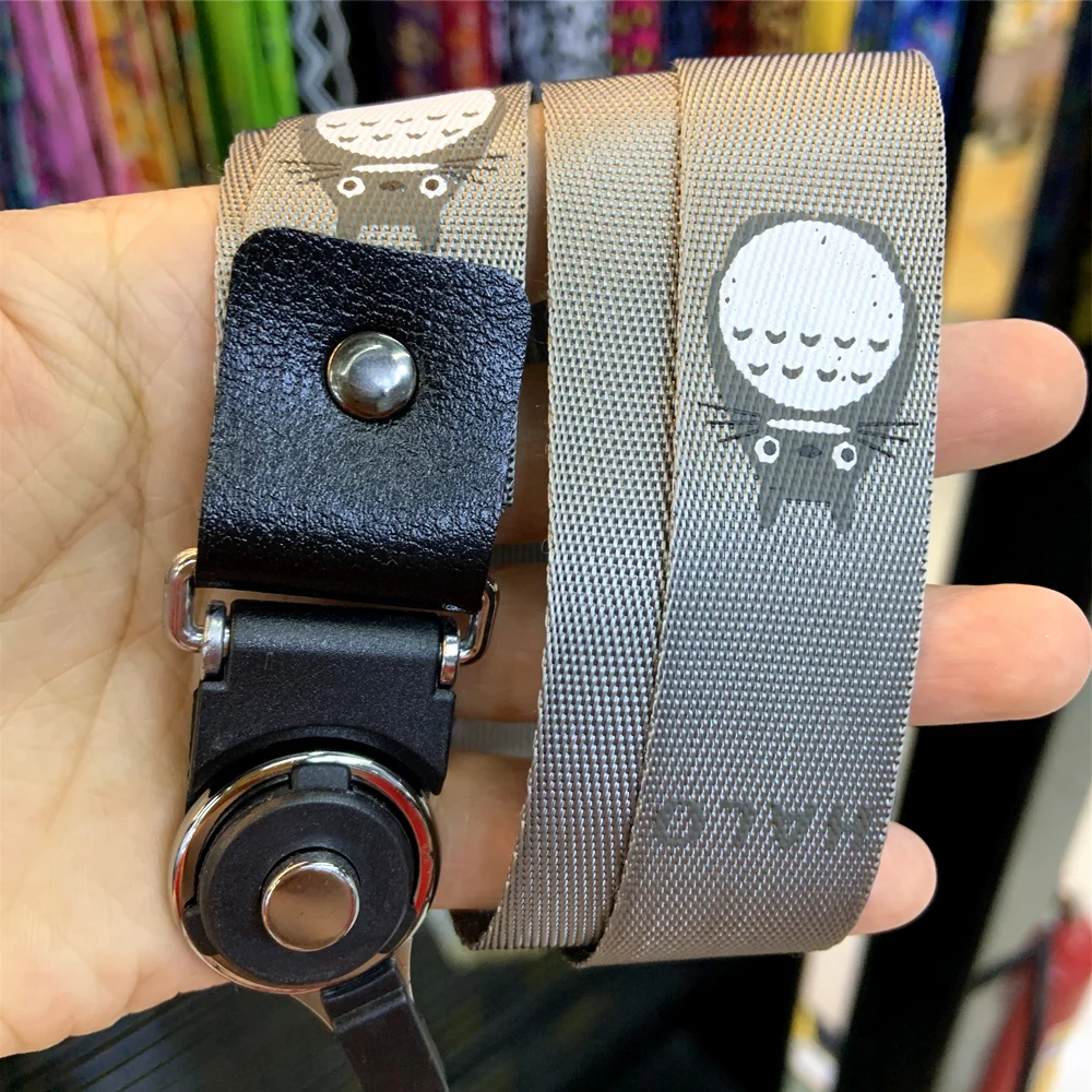 Брелок для ключей Totoro с ремешком из натуральной кожи|Ремешки телефонов| |