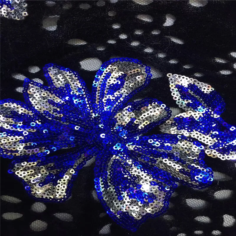 

New Arrival Sequins Lace Fabrics African Nigerian Tulle Mesh Lace Fabric for Wedding Velvet Lace Fabrics with Sequins zx4-90