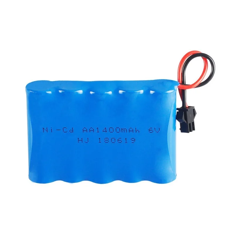 6v 1400mah перезаряжаемая батарея + зарядное устройство для Rc игрушки автомобили