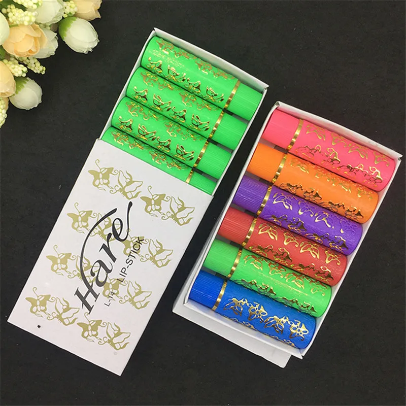 6 шт./лот Популярная мода Стиль Цвет губная помада Длительное Действие подводка