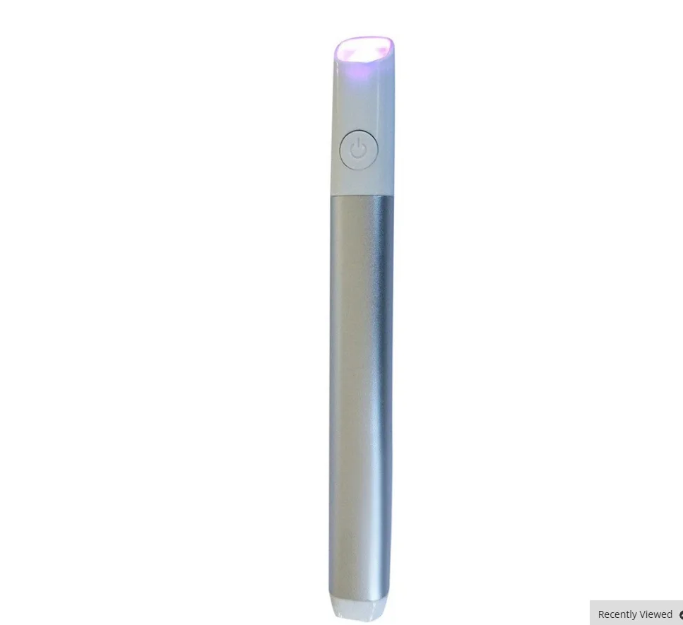 Home Portable Red and Blue Light Acne Removal Pen Facial Acne Removal Instrument Repair Beauty Bar Amazon Hot Selling Repair Ins - Цвет: BLUE