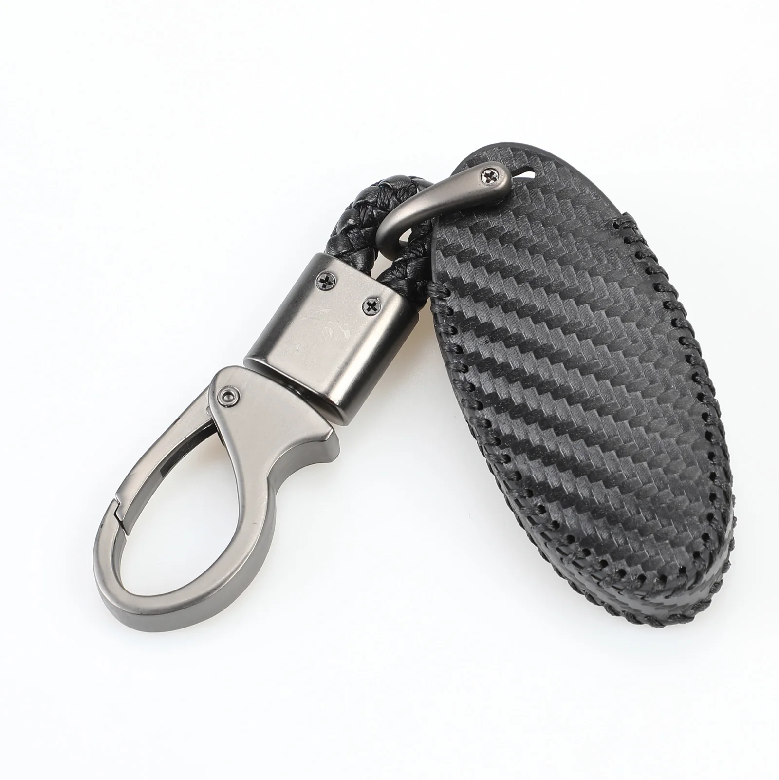 

Kutery 10pcs 3 Butttons Leather Car Remote Key Case Cover For Nissan Qashqai Skyline Juke Alissa X-trail Car-styLing