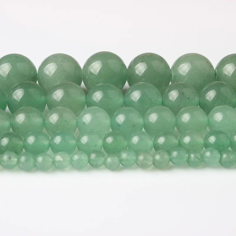 LanLi модные натуральные ювелирные изделия светло зеленые авантюрин свободные