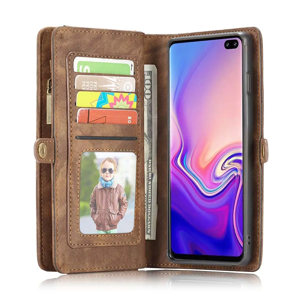 Кожаный чехол бумажник для huawei P30 Pro Lite с отделениями карт матовая Сумочка mate 20