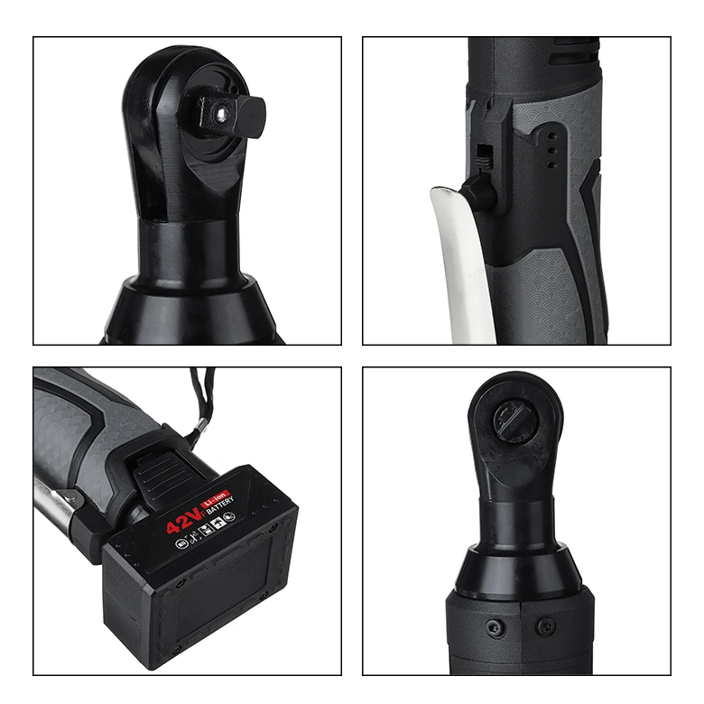 Электрический гайковерт с храповым механизмом 3/8 нм 42 в перезаряжаемый