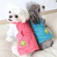 dog strap skirt clothes dress for dogs warm dot puppy retro dress fashion cat strap skirt pet dog clothes apparels