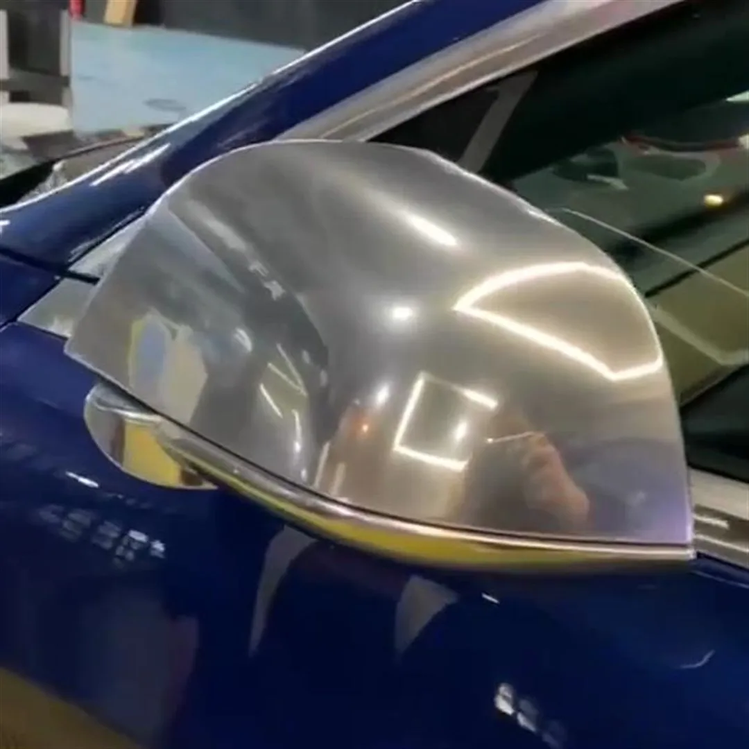 Матовая Гальваническая отделка для Tesla Model 3 декоративная крышка зеркала заднего