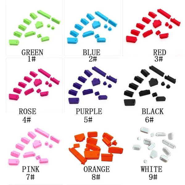 13 шт./компл. Силиконовая защита от пыли заглушка для ноутбука|Хранилище дома и