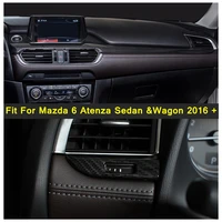 lapetus lhd interior fit for mazda 6 atenza sedan wagon 2016 2017 central control instrument panel decoration cover trim 2 pcs