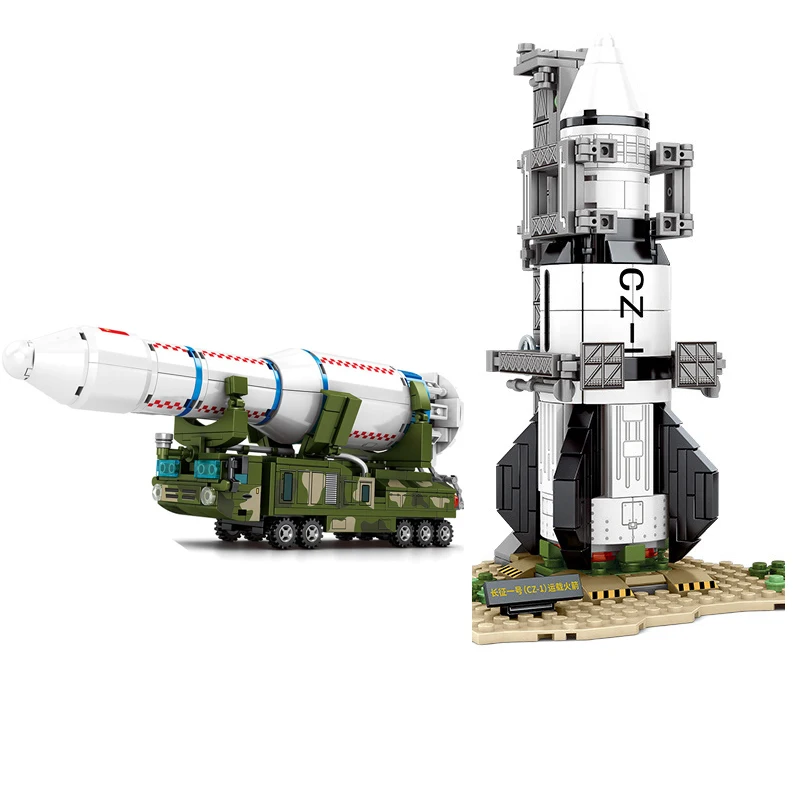 

Sembo Building Blocks Rocket Tank Aerospace Series Launch Center Spaceport Figure Bricks Construction Toys
