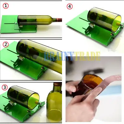 Пивная стеклянная бутылка для вина резак резки Jar DIY Kit Craft Recycle Tool | Инструменты