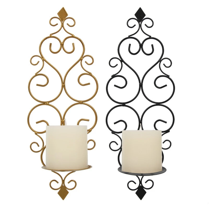 

X7AB Candle Stick Holders Candlestick Holders Centerpiece Table Modern Candlelight Dinner Metal Candlestick Holders