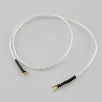 6 core pure silver lp vinyl audiophile hifi audio cable amplifier ground wire