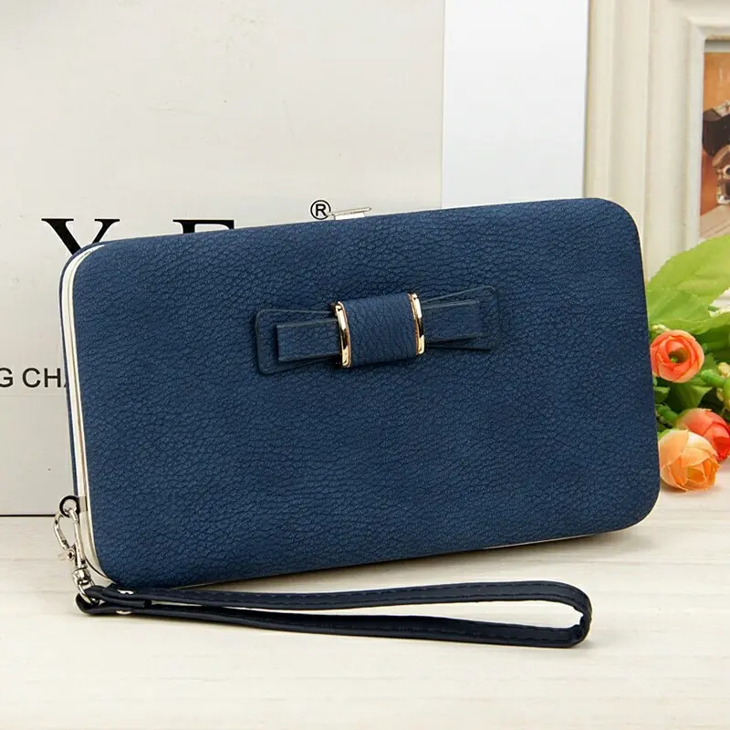 

Wallet Female Women's Wallets Big Capacity Coin Purse Phone Bag Bow Multi-card Holder Purses Women Luxury Mujer
