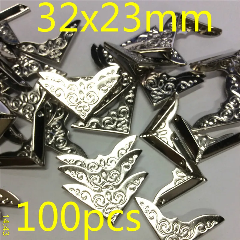 100 шт. защитные уголки для альбомов 32x23 мм | Обустройство дома