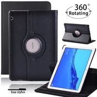 leather stand cover 360 rotating case for huawei mediapad t5 10 1 tablet protective shell for ags2 w09w19l03l09