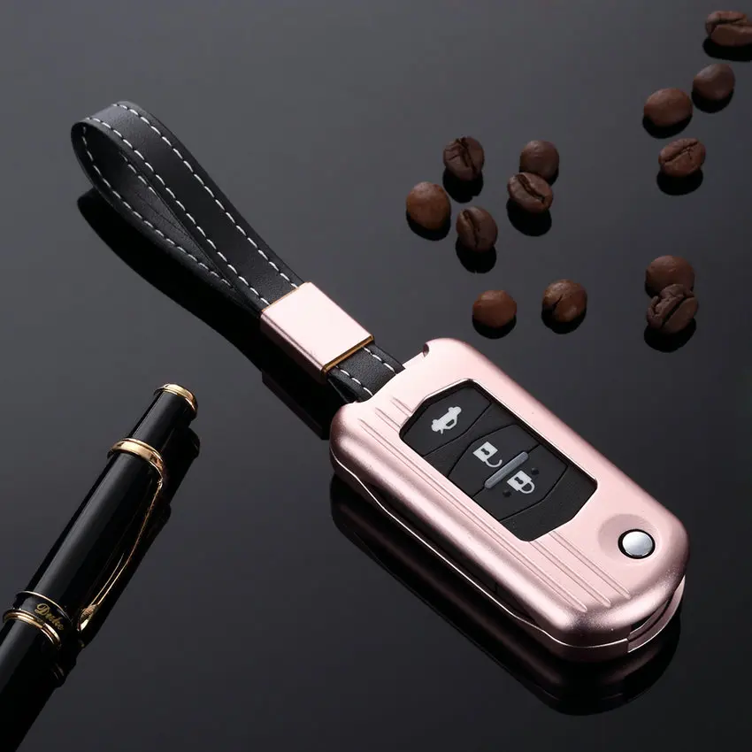 

MICOCHE For MAZDA 8 M8 / 6 M6 Atenza / 2 M2 Demio / 3 M3 Axela/ 5 M5 Premacy Aluminium 3 Buttons Car Key Case Cover