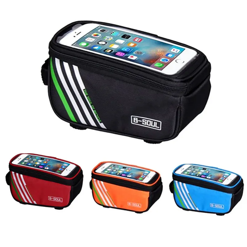 Велосипедная сумка аксессуары для велоспорта водонепроницаемая с сенсорным