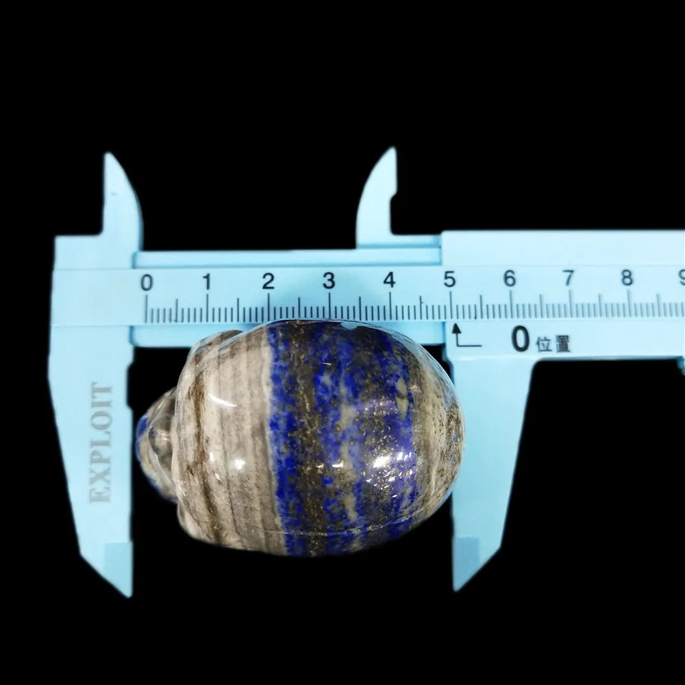 2 дюйма Натуральный череп вырезанный вручную кристалл ремесло статуя кварц для