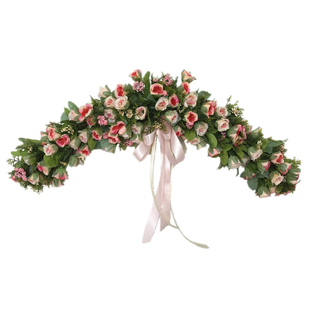 

Wall Hanging Artificial Rose Flower Swag Home Decoration