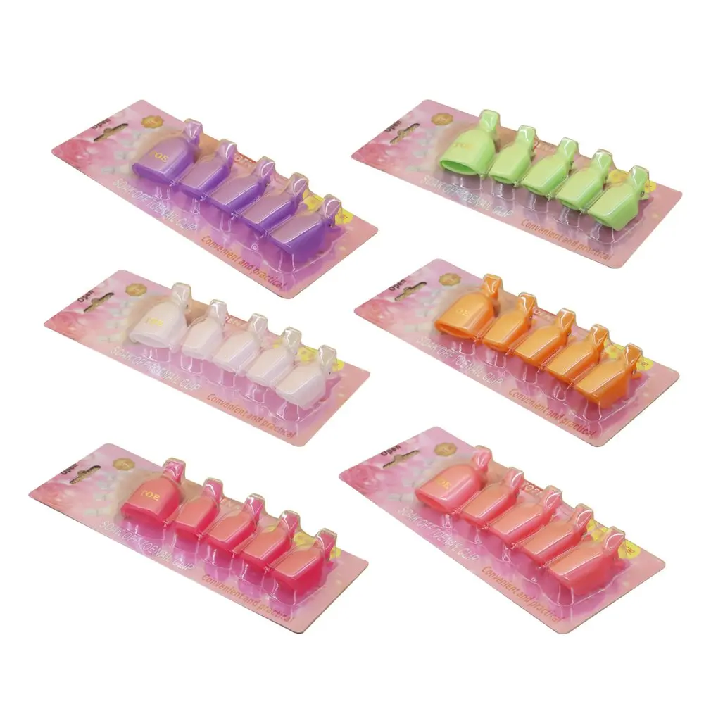 5 шт./компл. щипчики для ногтей искусство впитывающийся клип Кепки средство