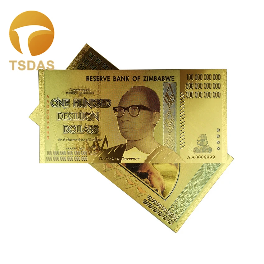 Банкноты в форме банкнот банкноты золота с дециливом 100 долларов оригинальная