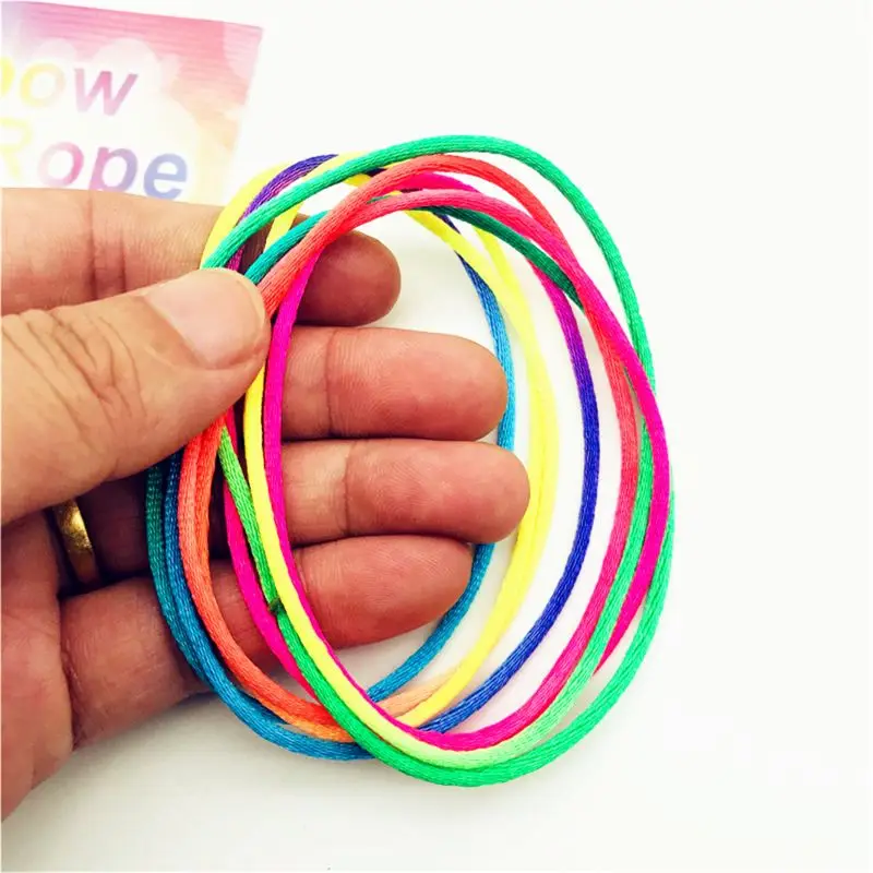 

3PCS Kids Rainbow Colour Fumble Finger Thread Rope String Game Developmental Toy