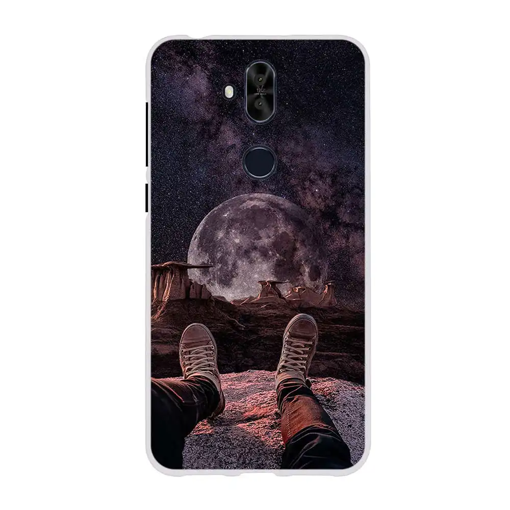 For Asus Zenfone 5 Lite ZC600KL Case Soft TPU Cover Cat Pattern 5Q Capa | Мобильные телефоны и аксессуары