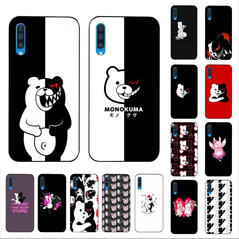 

MaiYaCa Cute Kumamon Danganronpa Monokuma Phone Case for Samsung A51 01 50 71 21S 70 10 31 40 30 20E 11 A7 2018