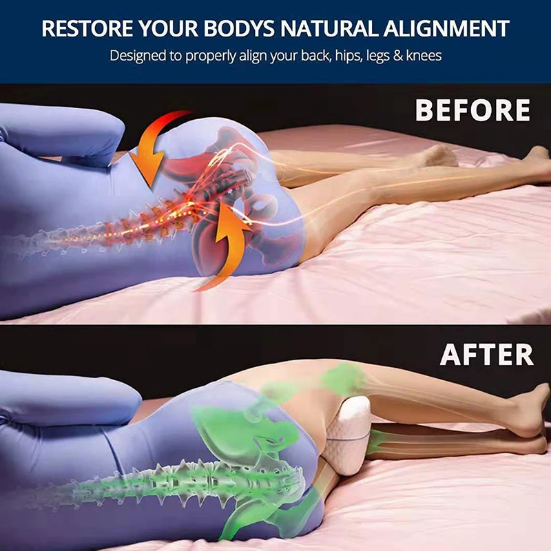 Ортопедическая подушка для ног из пены с эффектом памяти сна радикуса спины