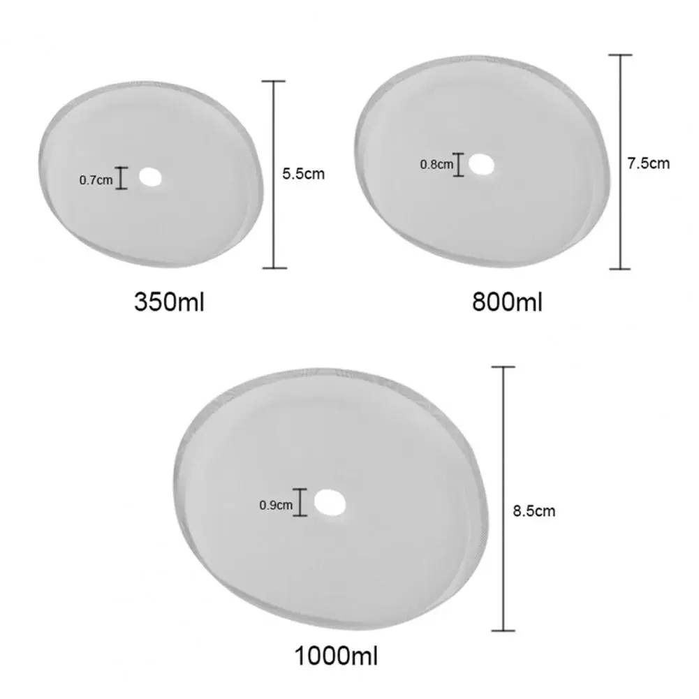 

3Pcs Reusable Stainless Steel French Press Coffee Maker Detachable Mesh Filter for French Press Coffee Tea Refillable Capsule