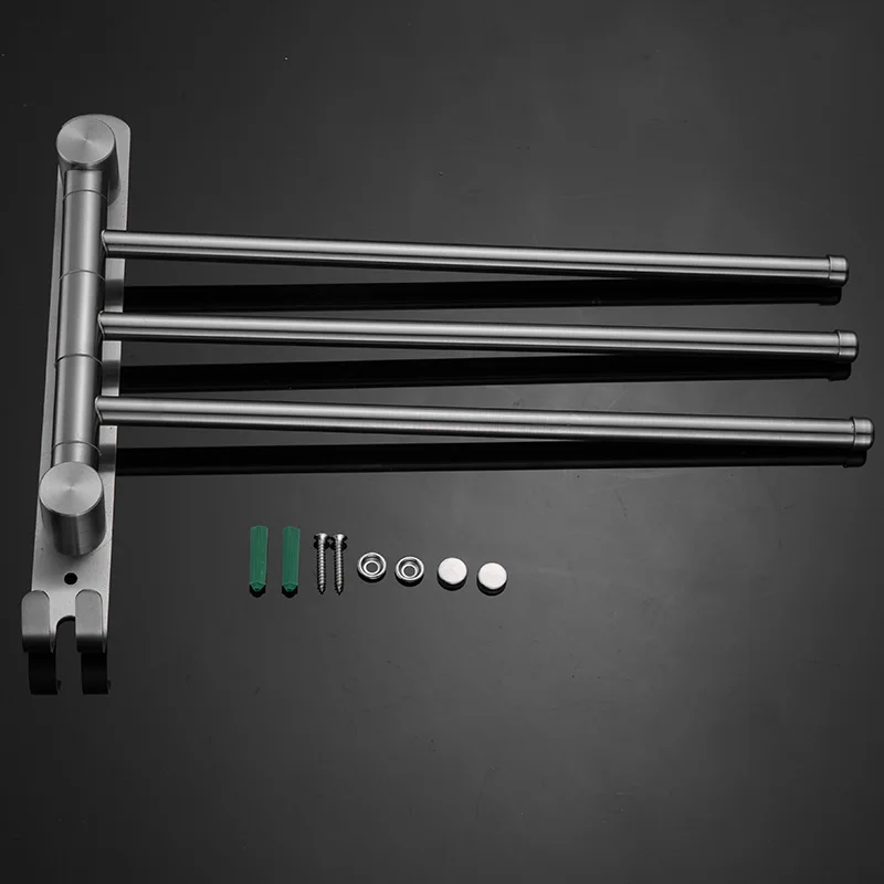 Поворотная вешалка для полотенец ROVOGO SUS 304 из нержавеющей стали настенное