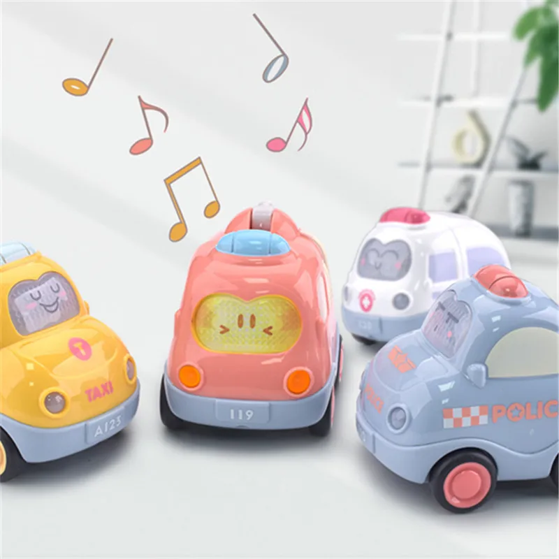Мультяшные светсветильник еся фрикционные машинки детские игрушки милая