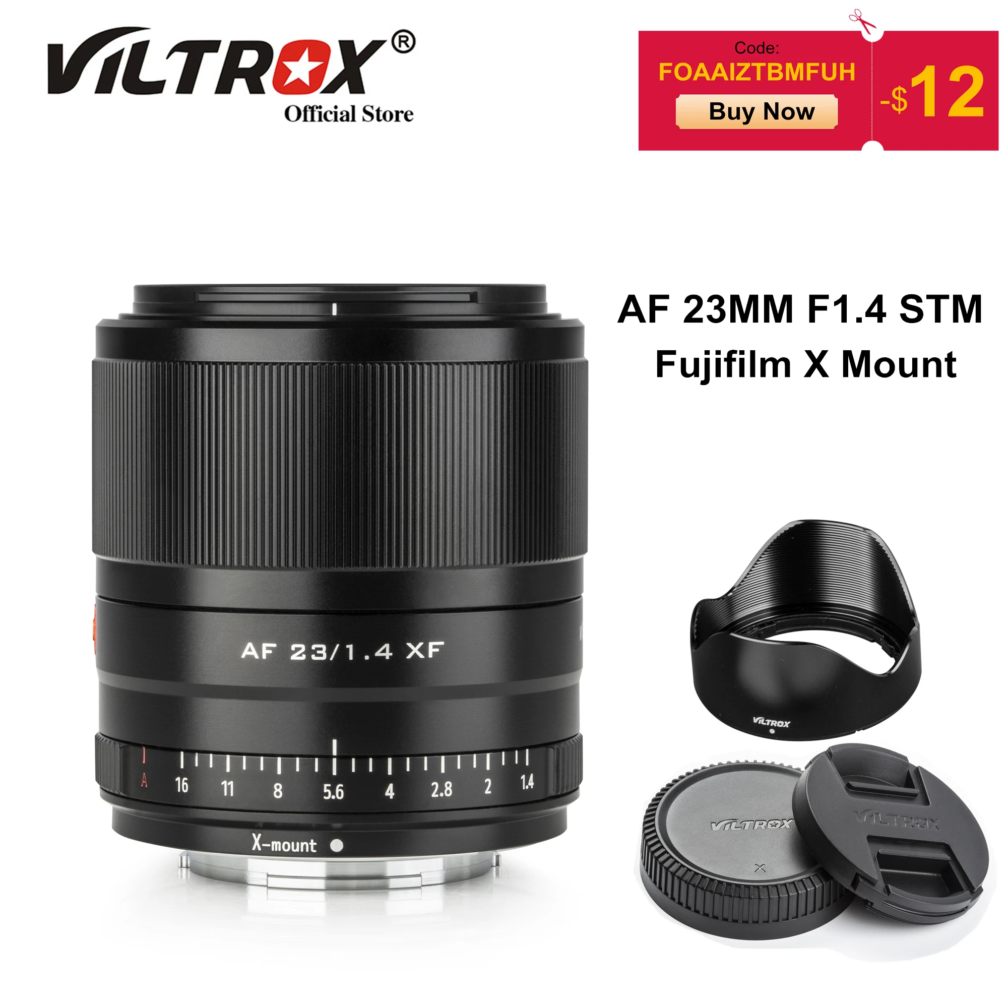 VILTROX 23 мм f1.4 XF Камера объектива Автофокус портретный объектив APS C для ЖК дисплея с