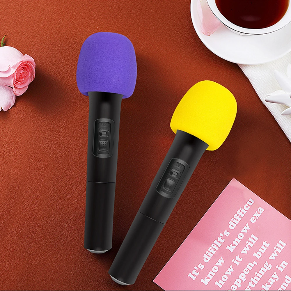 1 шт. цветная пенка для микрофона уплотненный чехол мягкая губка