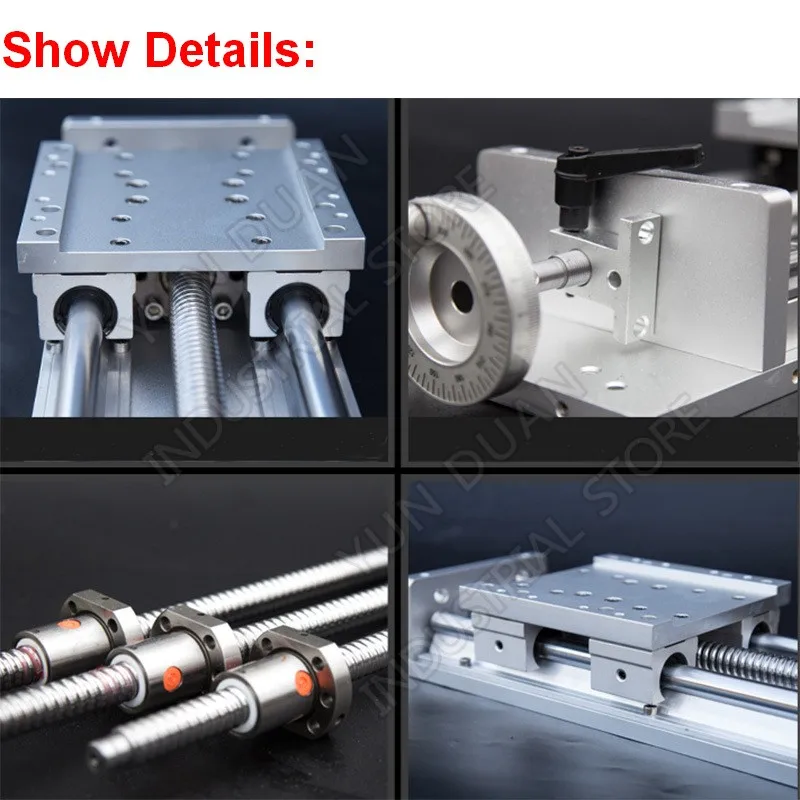 40 &quot1000 мм ход ручной раздвижной стол тяжелой нагрузки точность слайд линейный
