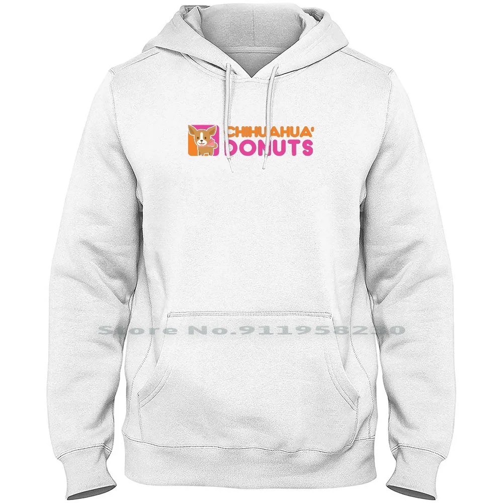 

Chihuahua Donuts Men Women Hoodie Pullover Sweater 6XL Big Size Cotton Dog Lover Chihuahua Lover Over Nut Chi Hi Do